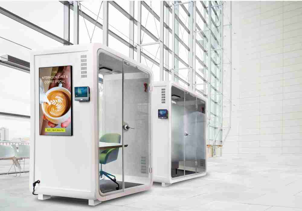 z6mg·人生就是博子公司达擎之智慧行动办公舱，，，采用PDLC智能调光玻璃设计，，，透过通电与断电的电流切换，，，呈现透明与雾面效果，，，，具节能降耗特性并兼顾隐私，，确保信息安全